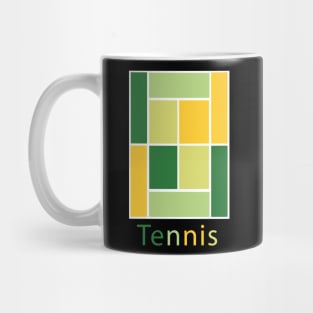 TENNIS COURT PALETTE Mug